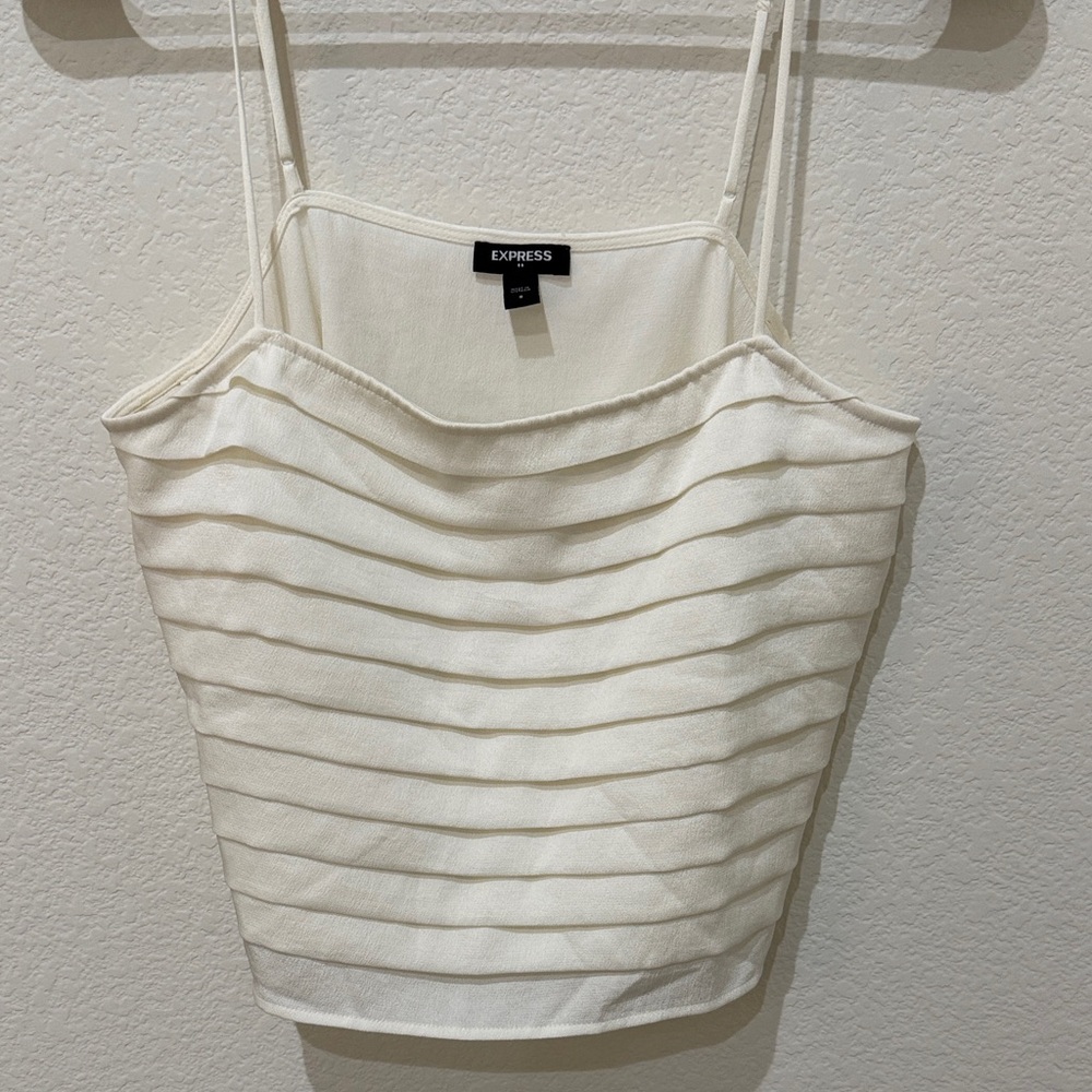 Express Women's Ivory Layered Camisole
